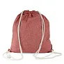  Recycled cotton bag 2 in 1, drawstring bag and shopping bag
