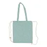  Recycled cotton bag 2 in 1, drawstring bag and shopping bag