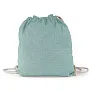  Recycled cotton bag 2 in 1, drawstring bag and shopping bag