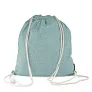  Recycled cotton bag 2 in 1, drawstring bag and shopping bag