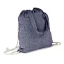  Recycled cotton bag 2 in 1, drawstring bag and shopping bag