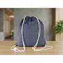  Recycled cotton bag 2 in 1, drawstring bag and shopping bag