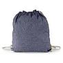  Recycled cotton bag 2 in 1, drawstring bag and shopping bag