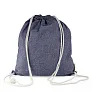  Recycled cotton bag 2 in 1, drawstring bag and shopping bag