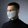  Višekratna maska za lice s ionima srebra i mjestom za filte