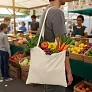  B'RIGHT torba za kupovinu od organskog pamuka, 150 g/m2