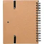  Memo holder, notebook, sticky notes, ball pen