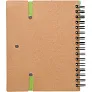  Memo holder, notebook, sticky notes, ball pen