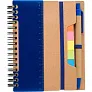  Memo holder, notebook, sticky notes, ball pen