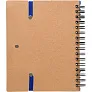  Memo holder, notebook, sticky notes, ball pen