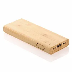 B'RIGHT prijenosna baterija od bambusa 5000 mAh