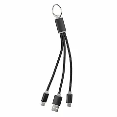 Charging cable, keyring