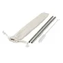  Reusable drinking straw set, 2 pcs with cleaning brush