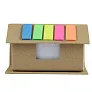  Memo holder "house", notebook, sticky notes