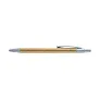  Ball pen with paper barrel and coloured bamboo fibre details