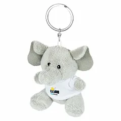 Plush elephant, keyring