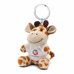 Plush giraffe, keyring