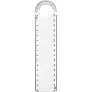  Ruler with loupe and protractor