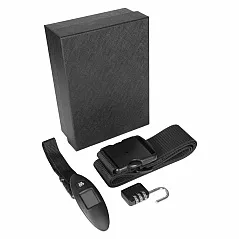 Travel set Mauro Conti, luggage scale, luggage strap and travel padlock