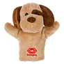 Obie Plush dog, hand puppet