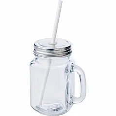 Staklenka za piće sa slamkom, 480 ml