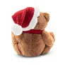 Nathan Brown Plush Christmas teddy bear