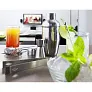  Cocktail set, shaker, ice tong, spoon