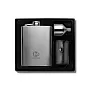  Hip flask 220 ml, cups 30 ml, funnel
