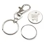  Keyring with shopping cart coin