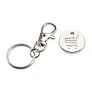  Keyring with shopping cart coin