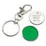  Keyring with shopping cart coin