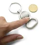  Keyring with shopping cart coin and bottle opener