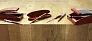  Writing set, ball pen, fountain pen and letter opener