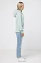  Iqoniq Trivor recycled polyester microfleece hoodie, storm grey - iqoniq