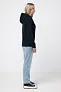 Iqoniq Trivor recycled polyester microfleece hoodie, storm grey - iqoniq