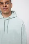  Iqoniq Trivor recycled polyester microfleece hoodie, storm grey - iqoniq