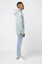  Iqoniq Trivor recycled polyester microfleece hoodie, storm grey - iqoniq