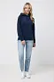  Iqoniq Trivor recycled polyester microfleece hoodie, storm grey - iqoniq