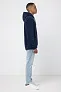  Iqoniq Trivor recycled polyester microfleece hoodie, storm grey - iqoniq
