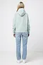  Iqoniq Trivor recycled polyester microfleece hoodie, storm grey - iqoniq