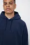  Iqoniq Trivor recycled polyester microfleece hoodie, storm grey - iqoniq