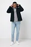  Iqoniq Trivor recycled polyester microfleece hoodie, storm grey - iqoniq