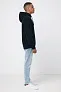  Iqoniq Trivor recycled polyester microfleece hoodie, storm grey - iqoniq