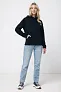  Iqoniq Trivor recycled polyester microfleece hoodie, storm grey - iqoniq