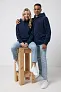  Iqoniq Trivor recycled polyester microfleece hoodie, storm grey - iqoniq