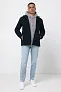  Iqoniq Trivor recycled polyester microfleece hoodie, storm grey - iqoniq