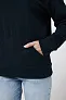  Iqoniq Trivor recycled polyester microfleece hoodie, storm grey - iqoniq