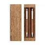JAKARTA SET Acacia wood pen and pencil set