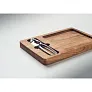 NUTPLATE Acacia nut cracker set