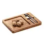 NUTPLATE Acacia nut cracker set